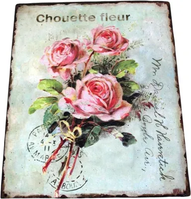 Produktbild von Blechschild Rosen