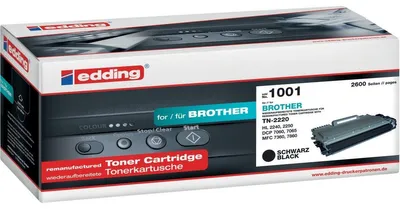 Produktbild von Edding EDD-1001, 2600 Seiten, Schwarz, 1 Stück(e)