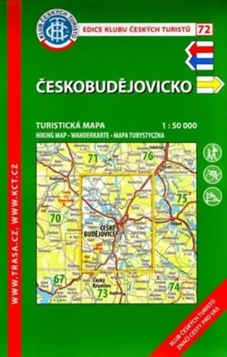 Image de Carte touristique de Českobudějovicko / KČT 72, échelle 1:50 000