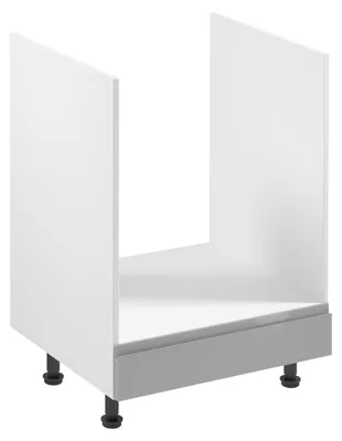 Produktbild von Glanzia Herdumbauschrank 60 cm D60ZK – Grau Hochglanz