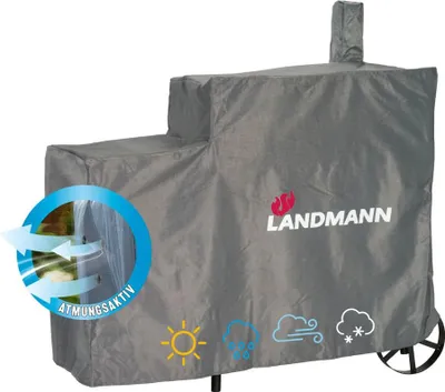 Produktbild von LANDMANN Wetterschutzhaube Premium - 130 x 60 x 120 cm - grau