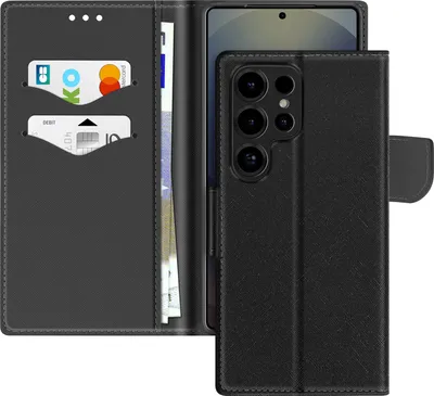 Obrázok produktu pre Avizar, Samsung Galaxy S25 Ultra Fancy Peňaženkové puzdro so slotmi na karty, čierne