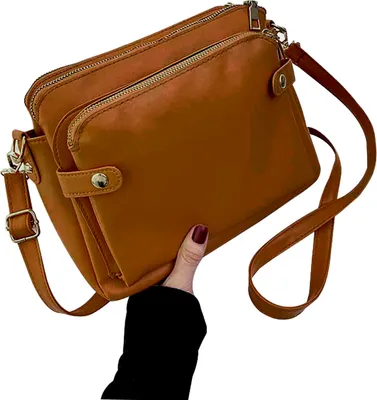 Produktbild von OKWISH Rucksack Freizeitrucksack Reiserucksack Tasche Handtasche Kunstleder Umhängetasche Braun
