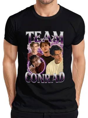 Productafbeelding van Team Conrad Fan, Geschenkartikel, Fanclub, Serie "The Summer I Got Pretty", Heren T-shirt, zwart, maat XL