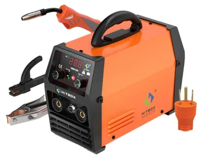 Imagen del producto de Máquina de soldar eléctrica - 3 en 1 - Soldadora MIG por sinergia - Semiautomática - Soldadura TIG con arco de argón
