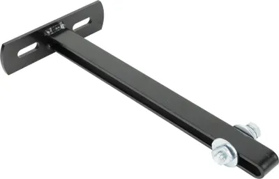 Obrázok produktu pre Wentex Eurotrack - Nástenné rameno, čierne 300 mm - čierna