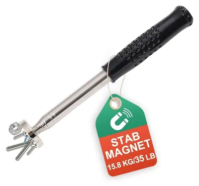 Obrázok produktu pre Telekopický magnetický zdvihák. Magnetický zdvihák, dĺžka 103,5 cm, nosnosť 15 kg
