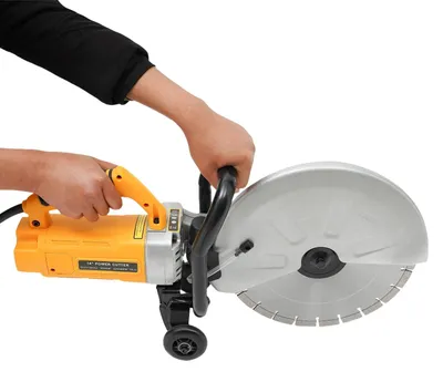 Imagen del producto de Sierra circular, 3000W de potencia, incluye bomba de agua, color amarillo, enchufe para la Unión Europea (100V-240V)