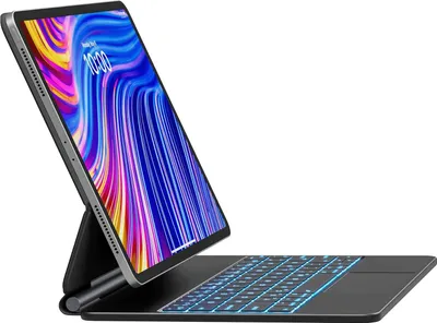 Produktbild von Earto iPad Air 2024 Tastaturgehäuse, 12,9 Zoll, QWERTZ-Layout, schwarz