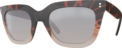 Produktbild von Damen Polarisierte Rundglas Designer Sonnenbrille Schwarz-Rot