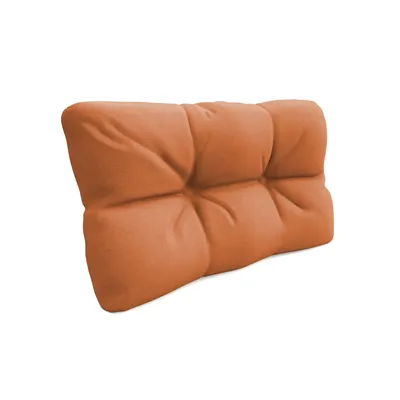 Immagine prodotto di POKAR Cuscino per pallet con bella trapuntatura Cuscino per divano in pallet, Dimensioni: cuscino laterale 60 x 40, Colore: Arancione