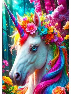 Immagine prodotto di BUON DIVERTIMENTO CON IL PUZZLE Flower Unicorn da 1000 pezzi