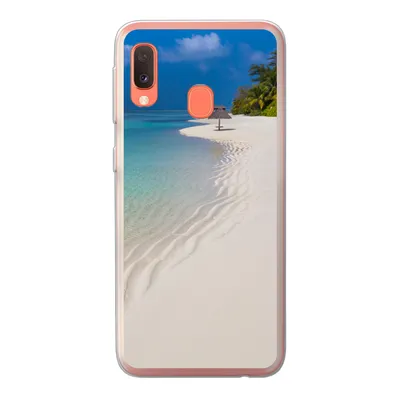 Produktbild von MuchoWow® Handyhülle Schutzhülle Hülle für Samsung Galaxy A20e Meer - Strand - Sommer Silikon Softcase Handy Hülle - Abdeckung