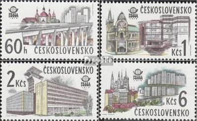 Produktbild von Briefmarken Tschechoslowakei 1978 Mi 2458y-2461y (kompl.Ausg.) postfrisch Briefmarkenausstellung