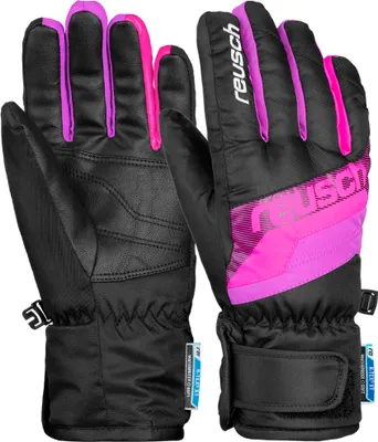 Image de Gants à doigts Reusch Dario R-TEX XT Junior avec fermeture velcro pratique black/pink glo 6