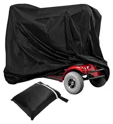Productafbeelding van Motorhoes scooterhoes - Waterdicht - Oxford stof - Zwart - Voor buiten