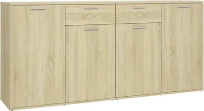 Produktbild von vidaXL Sideboard Sonoma-Eiche 160x36x75 cm Holzwerkstoff