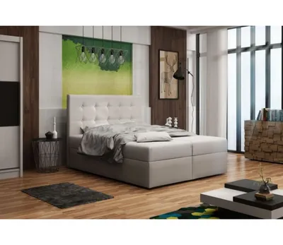 Obrázek produktu pro Čalouněná postel DELILAH 1 180x200, béžová
