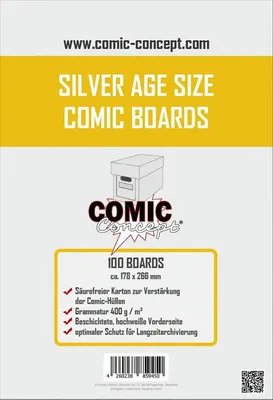 Produktbild von Comic Concept Silver Age Boards (178 x 266 mm) (100 Stück)