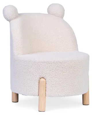 Kinderstuhl Teddy aus Birkenholz, 45x45x56 cm, Ecru