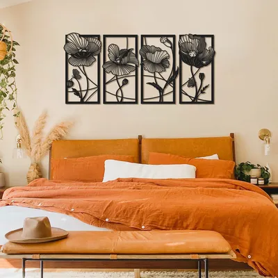 Image de Wallity, Etta- ATP1140, Noir, Autres décorations pour la maison, 135 x 63 cm, 100% acier (épaisseur : 1