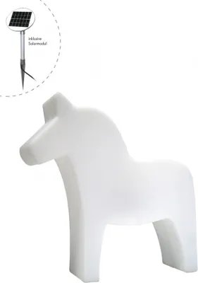 Obrázek produktu pro 8 ročních období - Motiv světla Zářící kůň Dala 43 cm bílý Solar