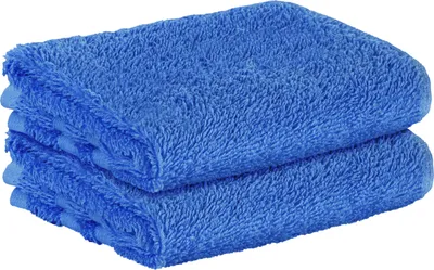 Obrázok produktu pre StickandShine – 2-dielna sada prémiových froté uterákov pre hostí, 30 x 50 cm, modrá farba, gramáž 500 g/m², 100 % bavlna