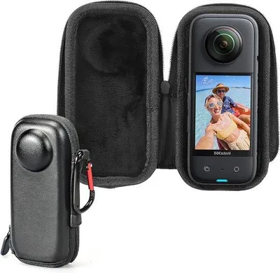 Imagen del producto de Funda protectora de alta resistencia para cámara de 360 grados: protección de lente, estuche de transporte, protección contra golpes. Accesorios para cámara, color .