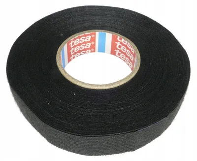 Produktbild von Tesa 19mm*15m Gewebe-Isolierband Schwarz