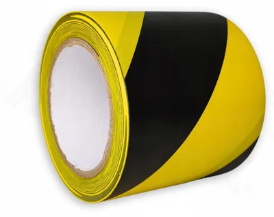 Produktbild von Epat Warnmarkierungsband PVC Gelb-Schwarz 100mm x 33m