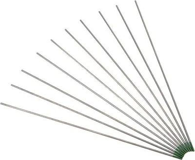 Obrázek produktu pro 10 ks elektrod TIG z wolframu, 1,6 mm, zelené, pro hliník a ocel