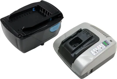 Produktbild von Trade-Shop 2in1 Set: Li-Ion Akku 21,6V / 5000mAh + Ladegerät mit USB kompatibel mit Hilti ST 1800-A22, SID 4-A-22, SID 8-A22, SC 70W-A22, SR 4-A22