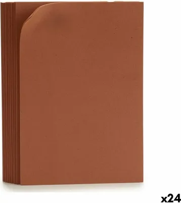 Obrázek produktu pro Pěnová guma hnědá 30 x 0,2 x 20 cm (24 kusů)