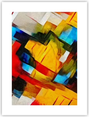 Produktbild von Poster - Poster ohne Rahmen - Abstraktion modern - 30x40 cm - Wand Bild - Wanddeko - Wandbilder - Kunstposter - Wandposter - Bilder - Kunstdruck - Wanddekoration - Wandbild - P2XPA30x40-3451