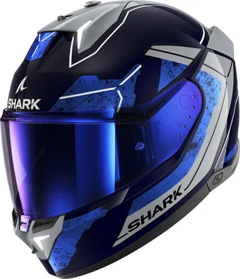 Produktbild von Shark Skwal i3 Rhad Helm, blau/silber, M (57/58)