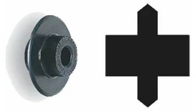 Produktbild von Guss-Rohrschneidrad mit stumpfem Winkel für Rohre bis 6 Zoll, Raddurchmesser 46 mm