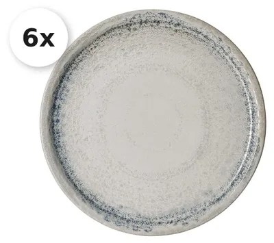 Produktbild von Pizzateller 30cm 6er Set Umbria grau