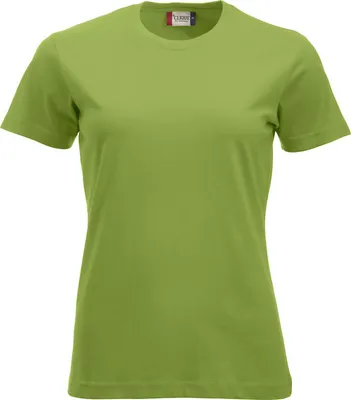 Produktbild von Damen T-Shirt Classic-T Rundstrick mit doppeltem Kragenbündchen Elasthan