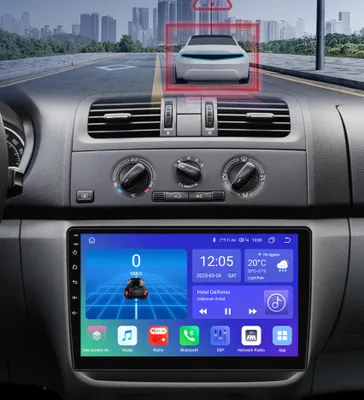 Obrázek produktu pro HIZPO 2GB Android Autorádio Škoda Fabia 2 2007 - 2014 s GPS navigací, WIFI, USB, Bluetooth - Handsfree, 2din rádio ŠKODA FABIA MK2 II Rádio Výkon: 1GB RAM + 16GB ROM