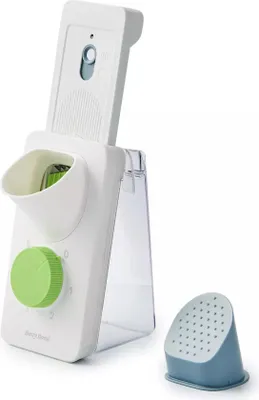 Produktbild von Betty Bossi Gemüseschneider Turbolino 5 Schnittdicken Hobel Reibe Mandoline
