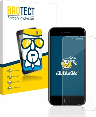 Produktbild von BROTECT Schutzglas für Apple iPhone 7 / 8 Schutzfolie Panzer Folie Glas Display Schutz klar