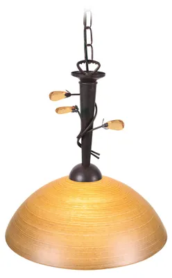 Produktbild von Näve 770598 Glaspendelleuchte ; Farbe: Braun / Orange