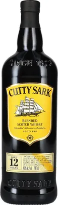 Produktbild von Cutty Sark 12 Years Old Blended Scotch Whisky 40% Vol. 0,7l