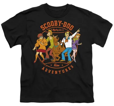 Immagine prodotto di Maglietta per bambini "Scooby Doo - Avventure", modello TV36946 (taglia 128), colore nero