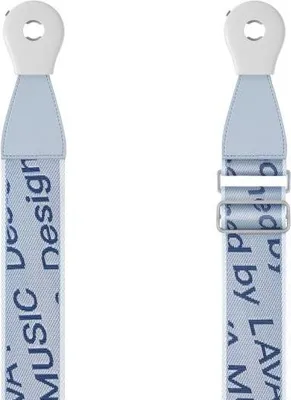 Image de Lava Music Ideal Strap 2 Courroie de guitare bleue tissée