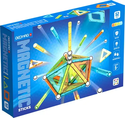Produktbild von Geomag Gems Magnetstäbchen 52 Stk