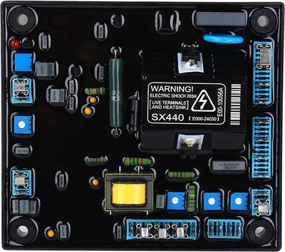 Obrázok produktu pre čierny automatický regulátor napätia AVR SX440 pre generátor Stamford