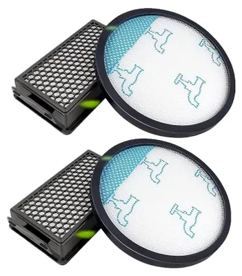 Produktbild von 2x Hepa Staubsaugerfilter-Set für Rowenta Compact Power XXL RO4825EA RO4871EA RO4855EA RO4881EA RO48 Serie Staubsauger, ersetzt Nr. ZR78000
