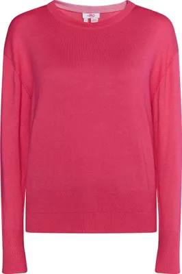 Image de Pull en maille court pour femmes COSIMON - rose, taille XS