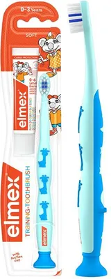 Productafbeelding van elmex PL06613A, Tandenborstel, Baby, 2 jaar, Kort, Kunststof, Blisterverpakking